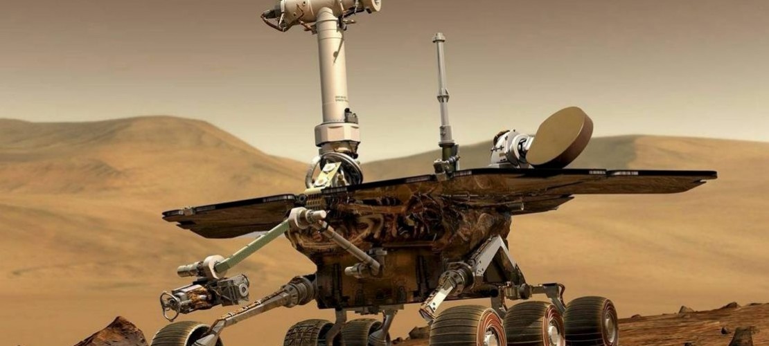 Mars-Roboter erkundet Tal