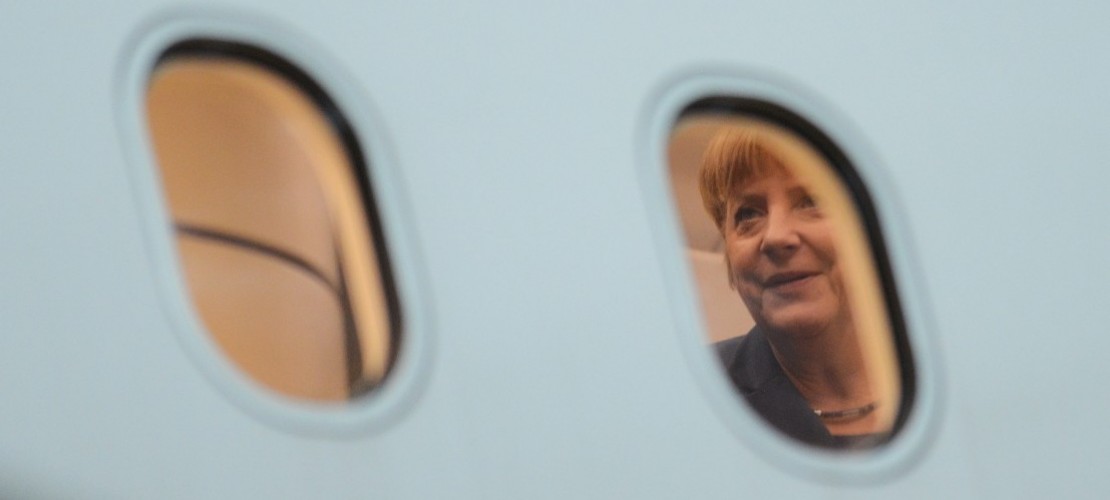 Merkel am anderen Ende der Welt