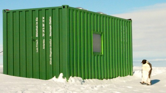 Bücher ausleihen am Südpol