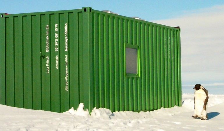 Bücher ausleihen am Südpol