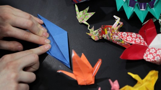 Origami ist eine Falt-Kunst aus Asien. (Foto: dpa)