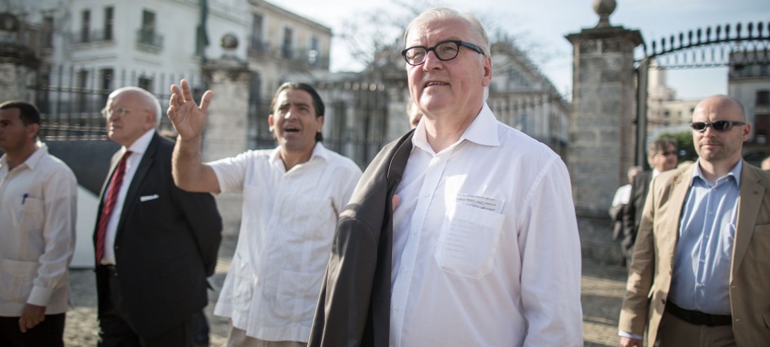 Frank-Walter Steinmeier ist auf Kuba unterwegs. (Foto: dpa)