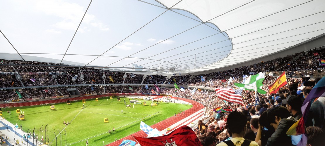 So könnte das Olympia-Stadion in Hamburg aussehen. (Foto: dpa)
