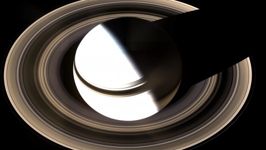 Der Saturn und seine leuchtenden Ringe. (Foto: dpa)