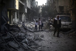 Viele Städte und Orte in Syrien sind vollkommen zerstört. (Foto: dpa)