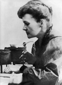 Marie Curie bei der Arbeit (Foto: dpa)