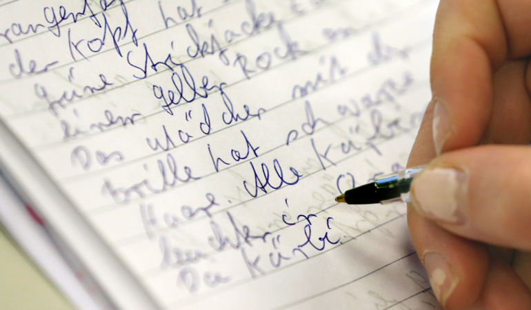 Mit der Hand schreiben hilft