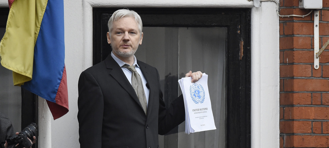 Julian Assange sitzt fest