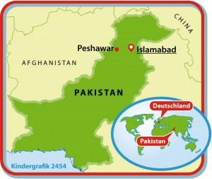 Pakistan liegt weit von Deutschland entfernt. Afghanistan ist ein Nachbarland. (Foto: dpa)