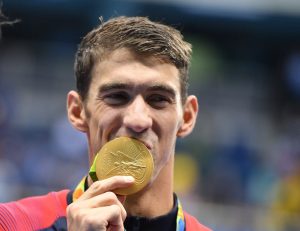 Michael Phelps hat einen sehr alten Rekord gebrochen. (Foto: dpa)