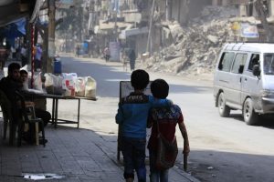 Viele syrische Städe sind heute von Bomben zerstört. (Foto: Unicef)