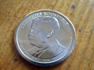 Roosevelts Gesicht ist auf der 1-Dollar-Münze. (Foto: dpa)