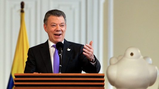 Friedenspreis für Kolumbiens Chef