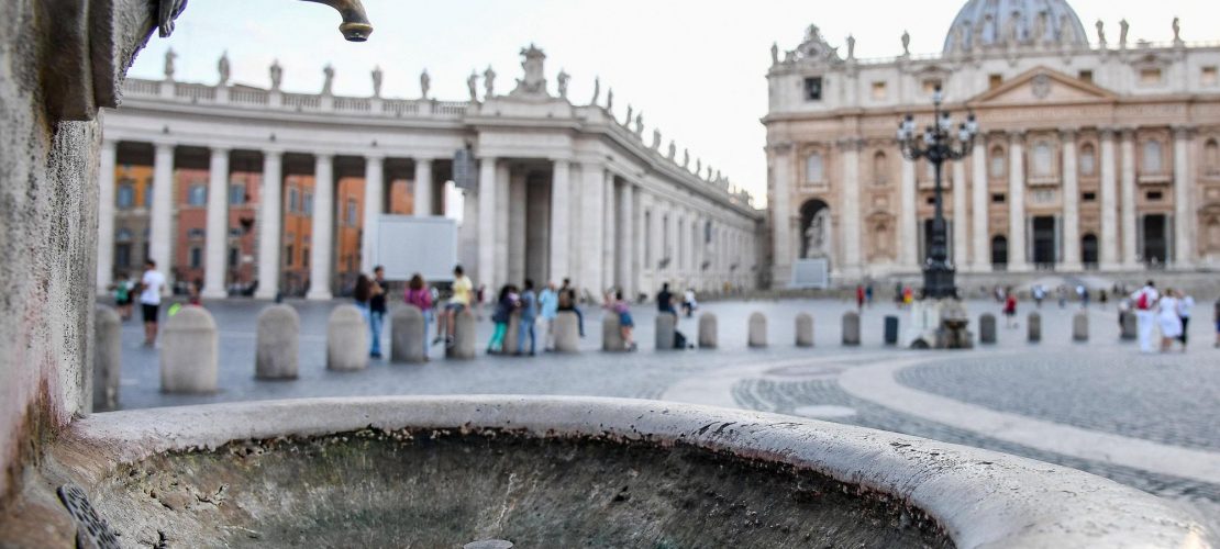 Wenig Wasser in Rom