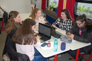 Schülerinnen der Europaschule Rheinberg. (Foto: Christina Rinkl)