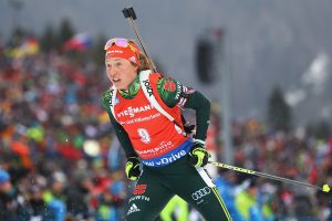 Laura Dahlmeier war 2017 Sportlerin des Jahres. (Photo by Alexander Hassenstein/Bongarts/Getty Images)
