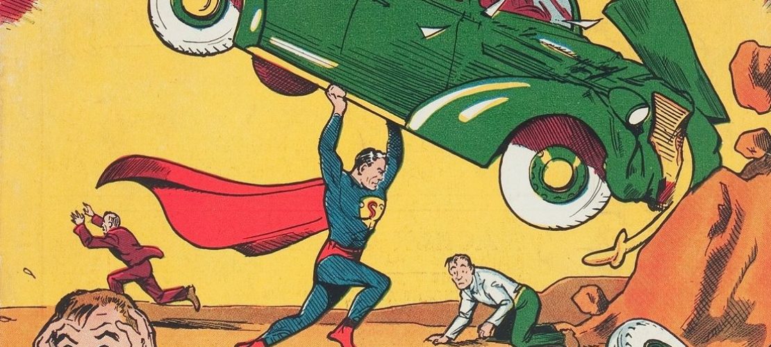 Spandexhosen und imposanter Umhang - so sah Superman schon vor 80 Jahren aus. Foto: Jose Hernandez/Heritage Auctions/dpa