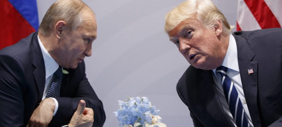 An diesem Montag treffen sich die Präsidenten Wladimir Putin aus Russland (links) und Donald Trump aus den USA. (Foto vom 7. Juli 2017: dpa)